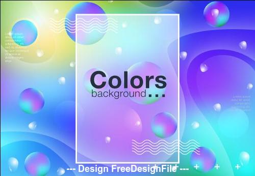 Colors abstract background vector