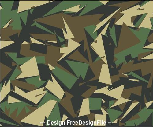 Dark green camouflage background vector