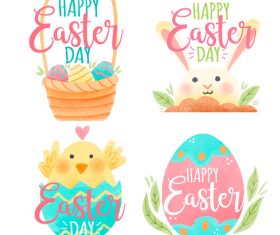Easter cover vector