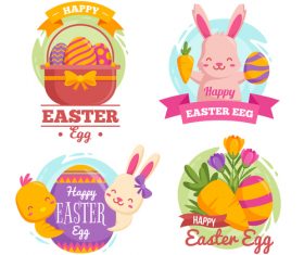 Easter element illustration vector