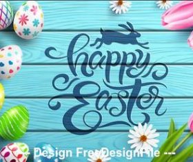 Easter illustration vector