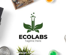 Eco lab logo vector