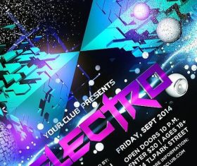 Electro Guest DJ Party Psd Template