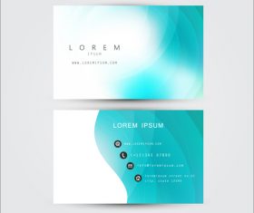 Exquisite business card template design vector