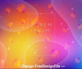 Fluid gradient abstract background vector