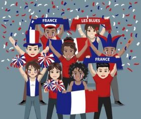 France fan club vector