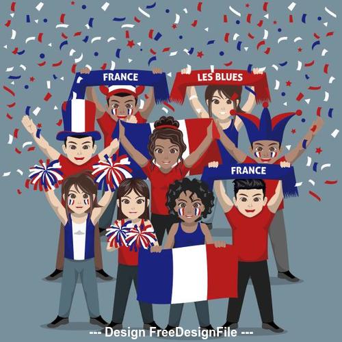 France fan club vector