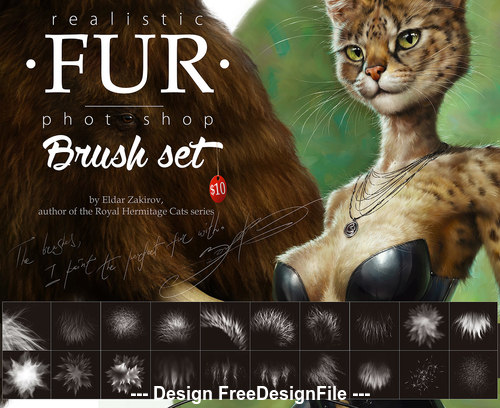 Fur PS Brushes Set