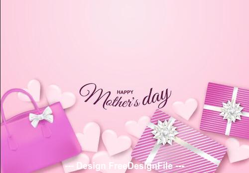 Gift card for mothers day vector