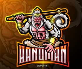 Hanuman logo vector