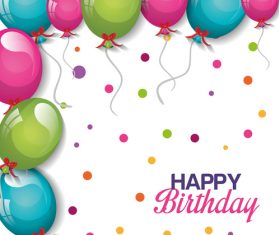 Happy birthday vector