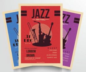 Jazz poster vector