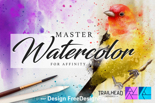 Master Watercolor Affinity Brushes