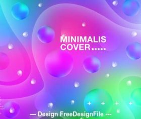 Minimalis cover vector
