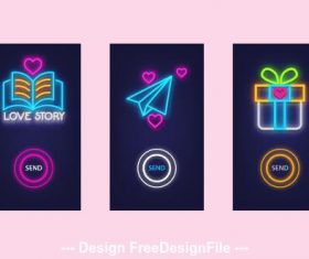 Mobile App Illustrations vector
