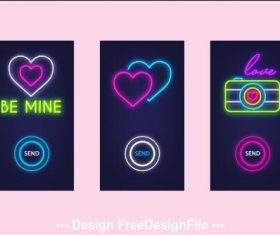 Mobile App banner vector