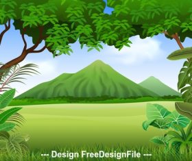 Nature illustration vector