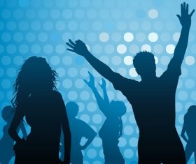 Party people background vector