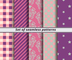 Purple background seamless pattern vector