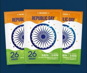 Republic day poster vector