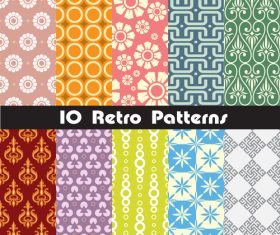 Round and square seamless pattern vector