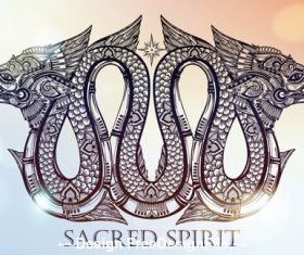 Sacred spipit icon vector