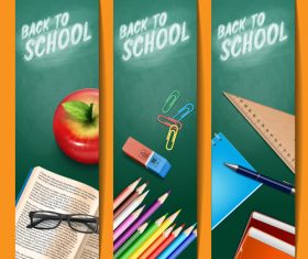 School blackboard vector