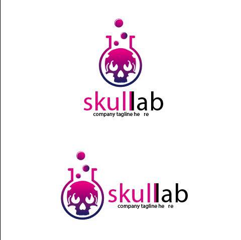 Skull Lab Logo vector