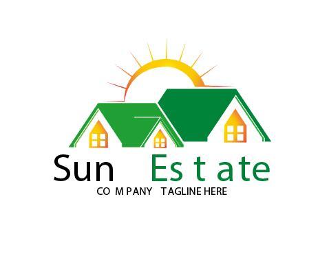 Sun Estate Logo vector