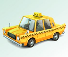 Taxi car vector