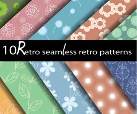 Three kind seamless pattern vector