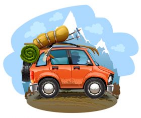 Travel cartoon vector