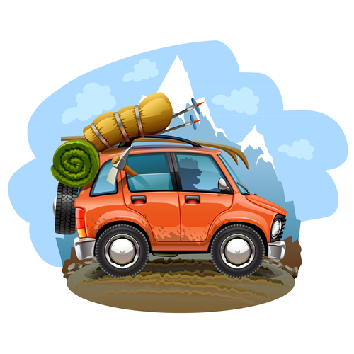 Travel cartoon vector