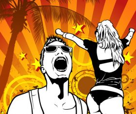 Tropical party vector