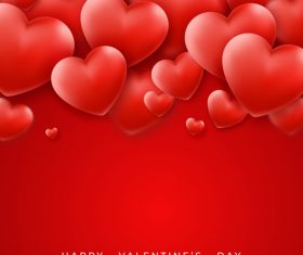Valentines day card vector