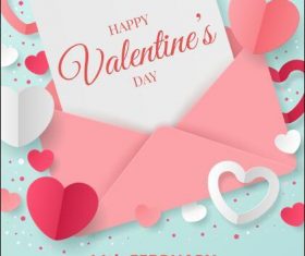 Valentines day invitation vector