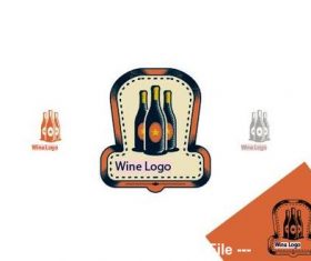 Wine logo vector