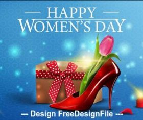 Womens day gift vector