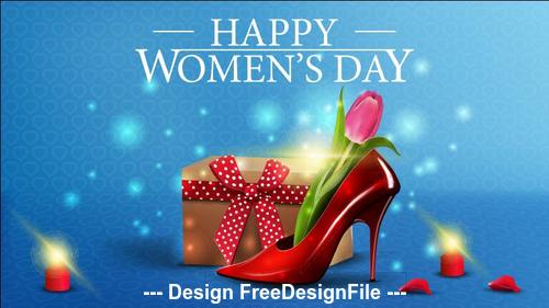 Womens day gift vector