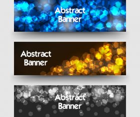 Abstract background banner vector