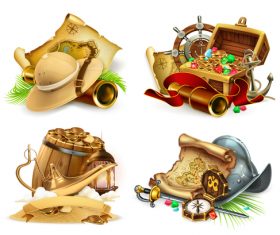 Adventure cartoon vector