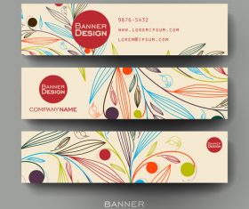 Banner design vector