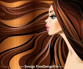 Beautyhairs vector