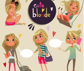 Blondes vector