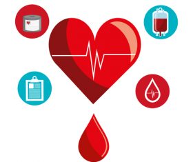 Blood donation vector