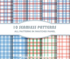Bright tartan seamless pattern vector