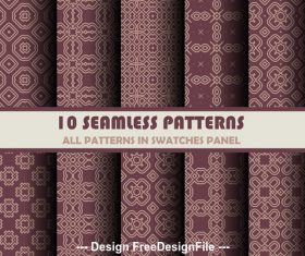 Brown background seamless pattern vector