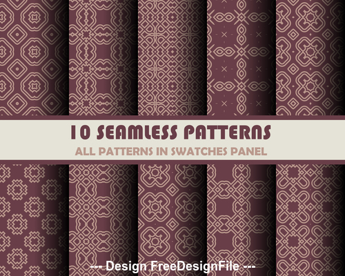 Brown background seamless pattern vector