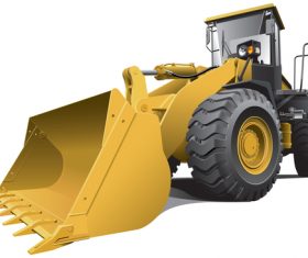 Bulldozer vector