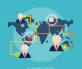 Business Work elements vector